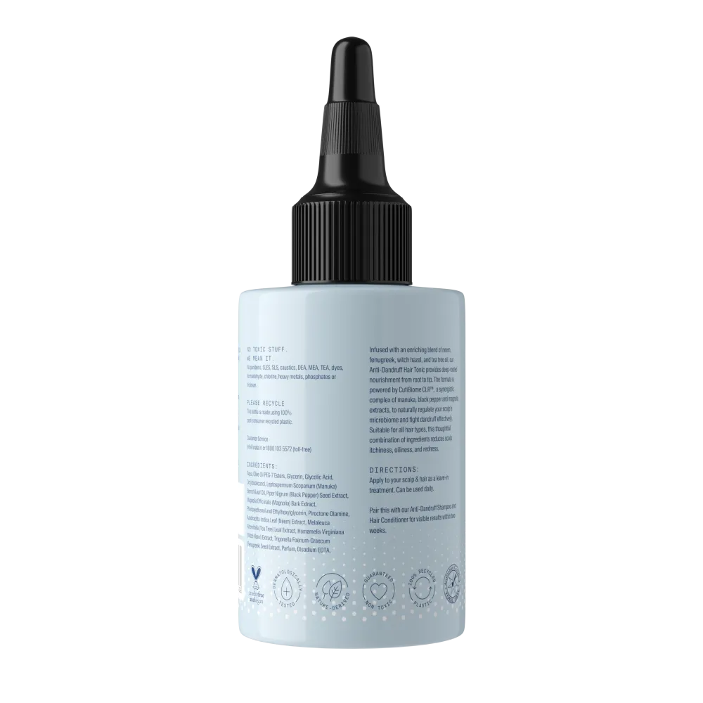 Arata Anti-Dandruff Serum (Tonic) for Women and Men | With Glycolic Acid & Piroctone Olamine | Up to 100% Dandruff Reduction | Reduces Flaking & Itching - BYOB - Image 6