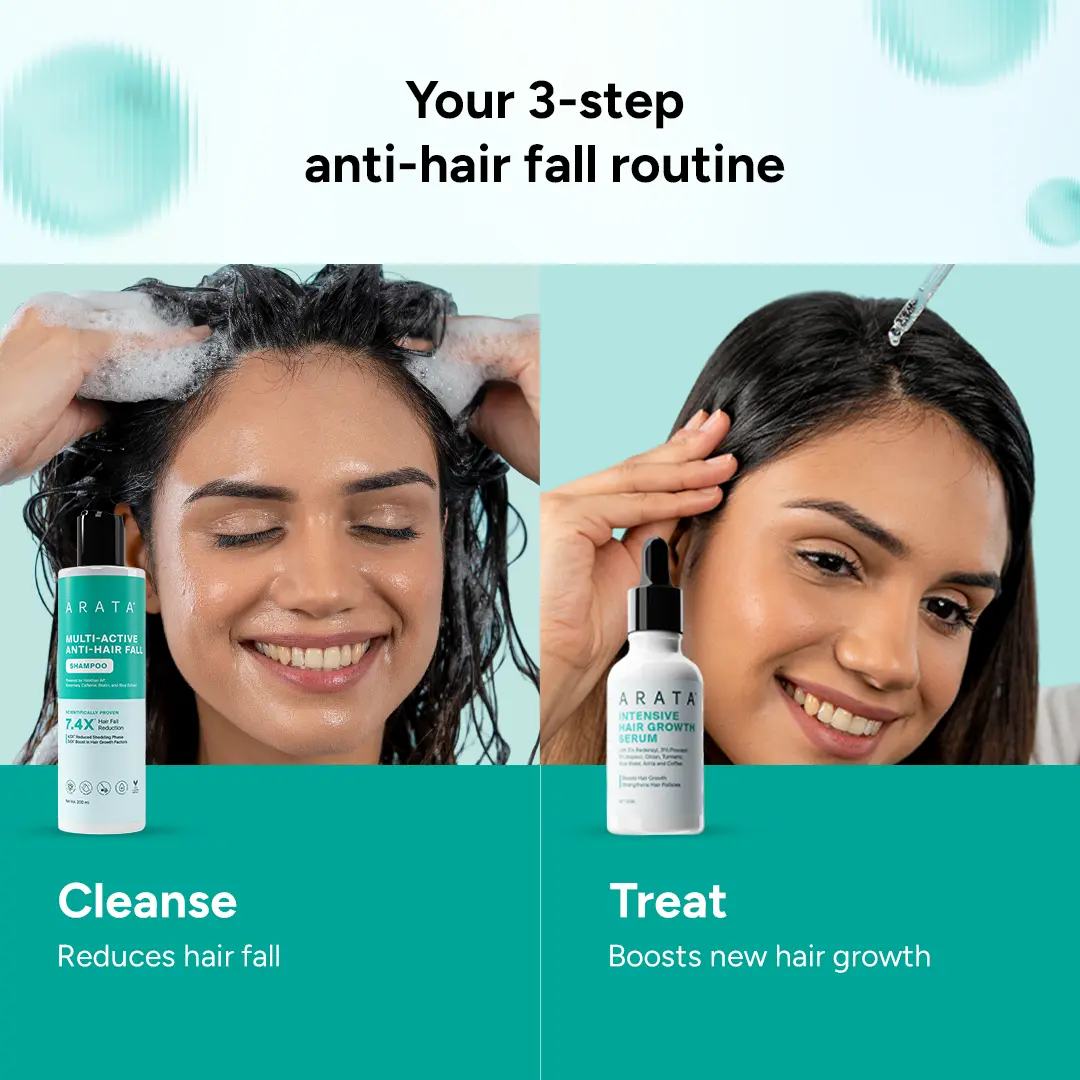 Anti Hair Fall Combo - Anti Hair Fall Shampoo 200ml + Serum 30ml - Free Derma Roller + Scalp Massager - Image 7