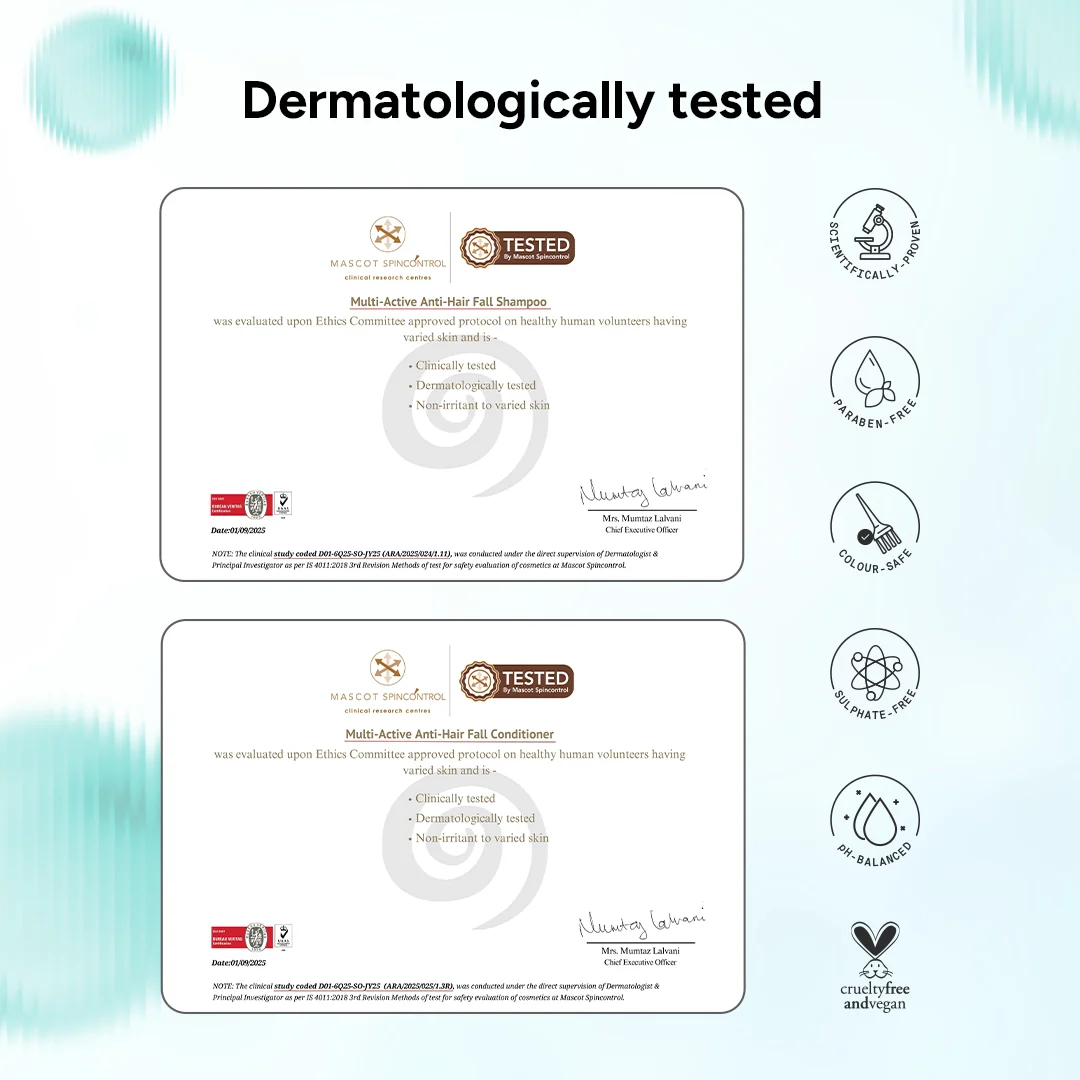 Multi-Active Anti-Hair Fall Shampoo & Conditioner Duo | Powered by ReparAge®, Hairdian AP, Biotin, and Rosemary - Image 8