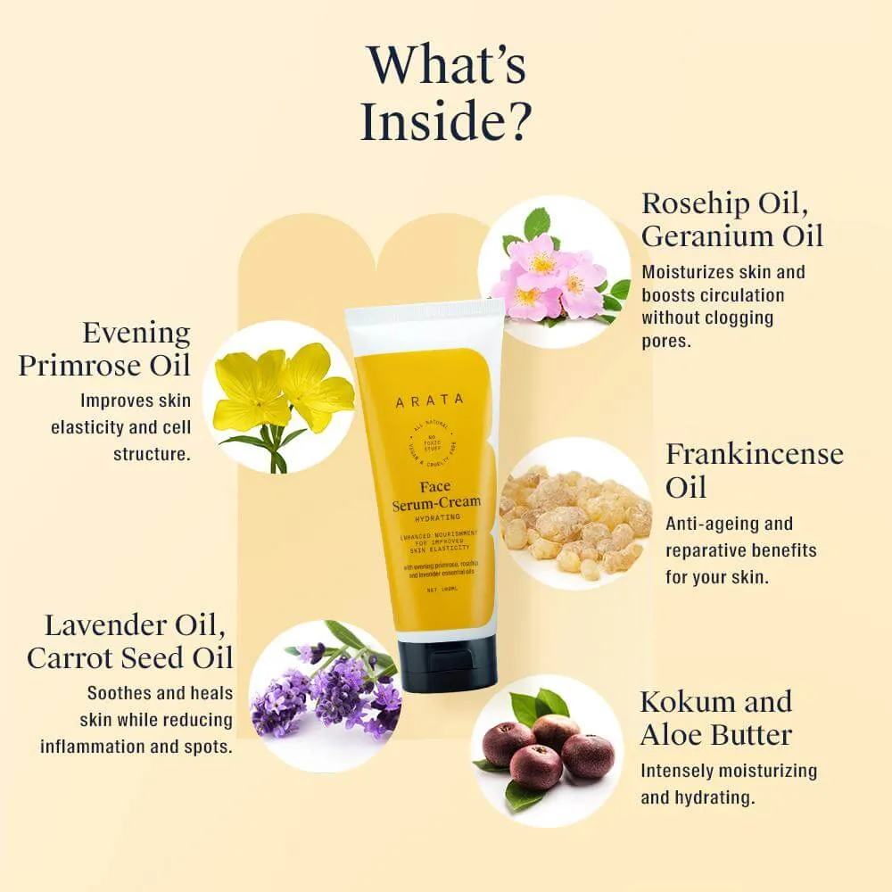 Arata Hydrating Face Serum-Cream - Image 7