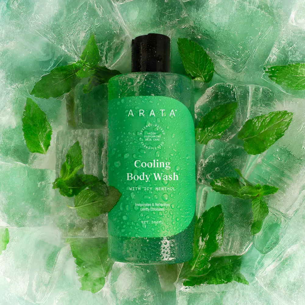 Cooling Body Wash With Menthol | Refreshes Skin | Gently Exfoliates and Smoothens Skin | 300 ML - Image 7