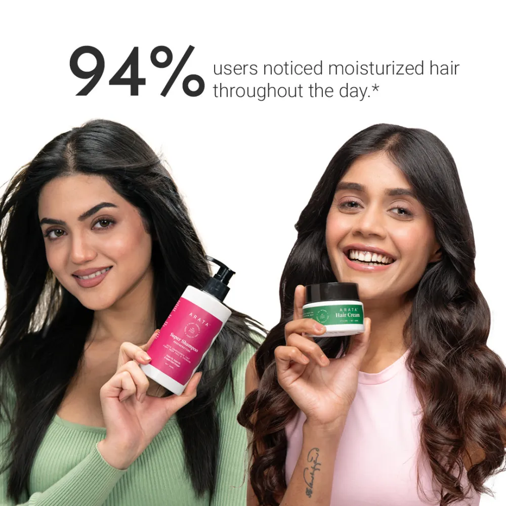 Daily Nourishment Combo - Super Shampoo 300ml + Styling Hair Cream 100g - Image 5