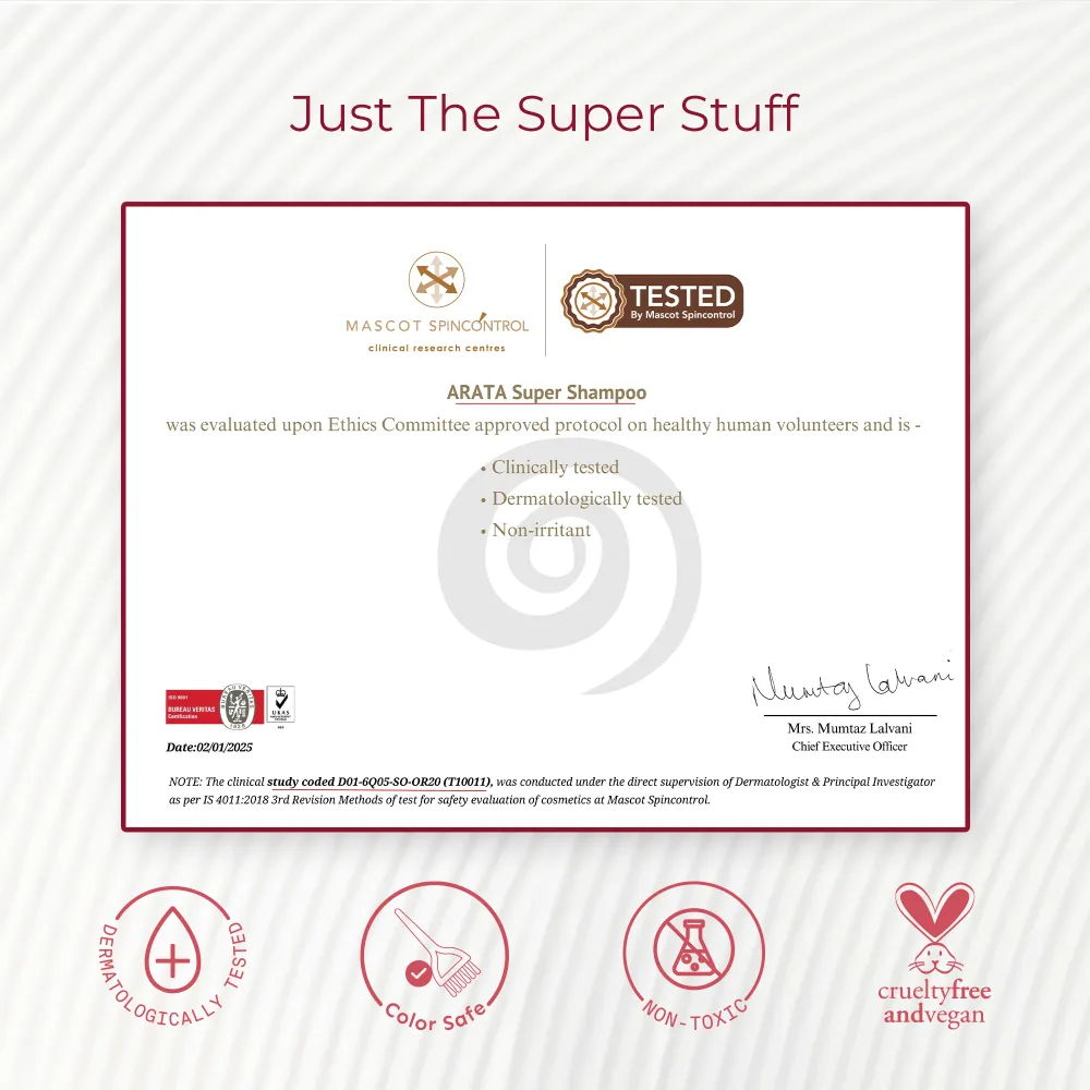 Super Moisture Duo with Biotin & Vegan Keratin for Dry & Damaged Hair - Super Shampoo (300ml) + Super Conditioner (200ml) - Image 8