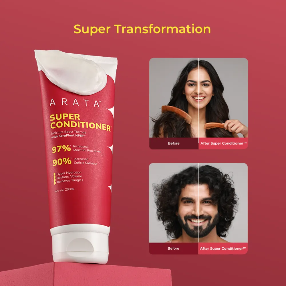 Vegan Keratin & Rice Water Super Conditioner» for Dry, Frizzy & Damaged Hair - 200ml - Image 3