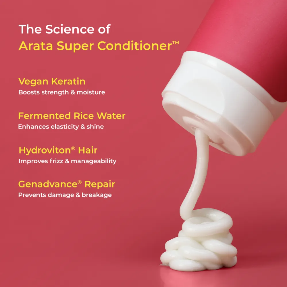 Vegan Keratin & Rice Water Super Conditioner» for Dry, Frizzy & Damaged Hair - 200ml - Image 4