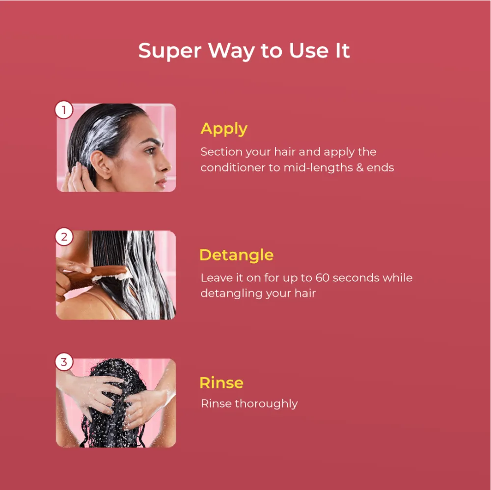 Vegan Keratin & Rice Water Super Conditioner» for Dry, Frizzy & Damaged Hair - 200ml - Image 7