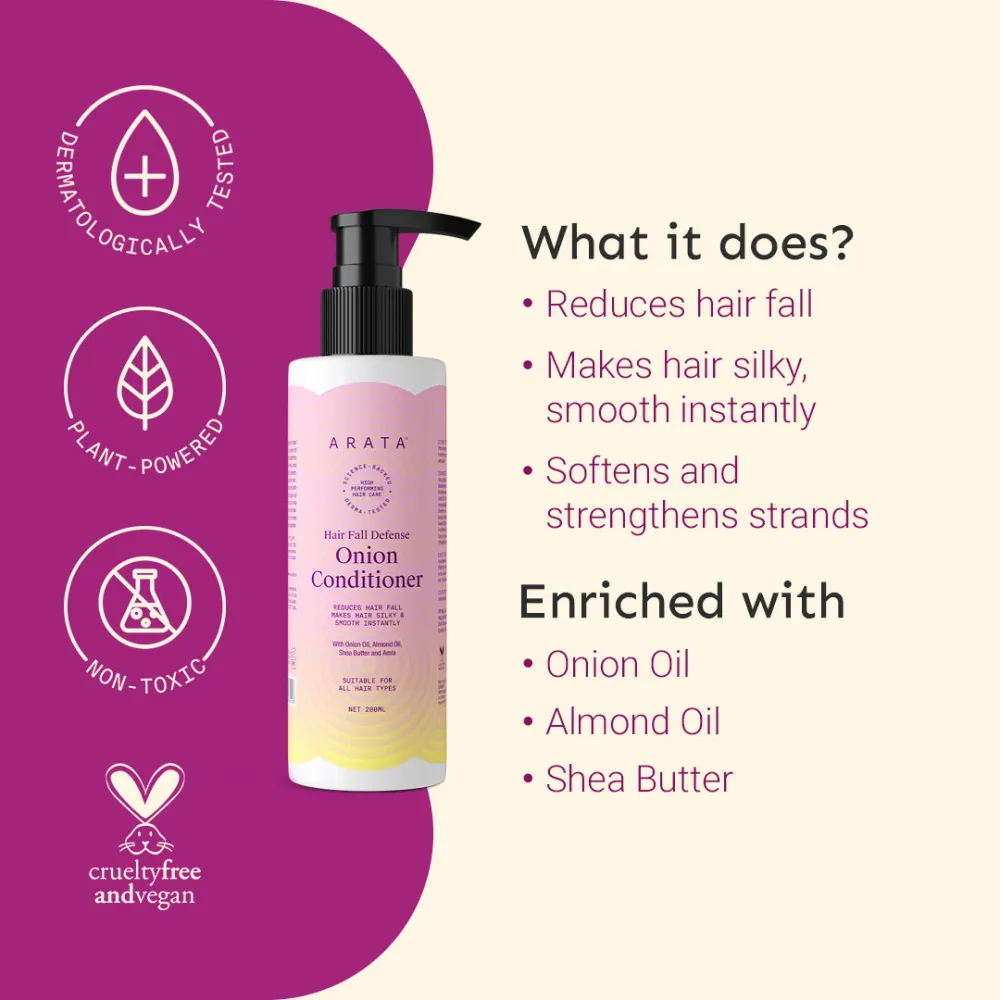 Hair Fall Defense Onion Conditioner - 200ml BYOB - Image 3