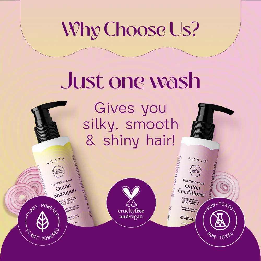Hair Fall Defense Onion Shampoo - 200ml - Image 7