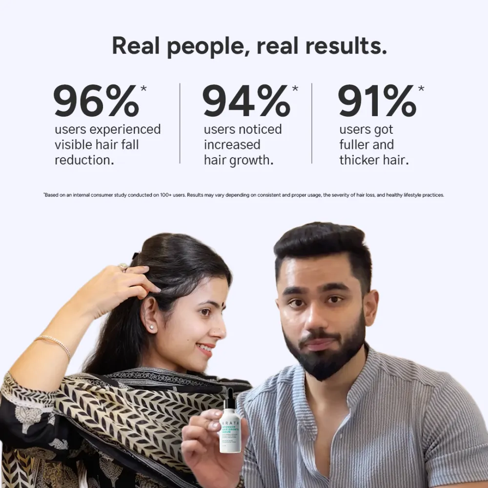 Arata Hair Growth Serum for Men and Women | For Fuller, Denser, Thicker Hair Growth - Image 6