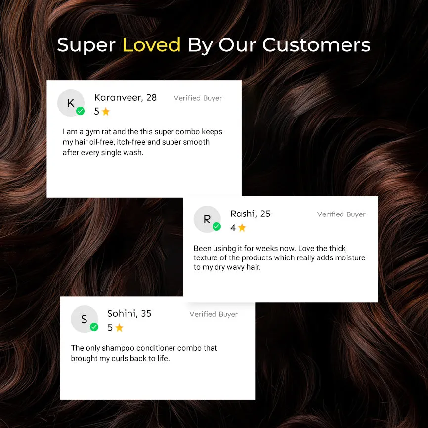 Super Anti-Damage Value Pack with Biotin, Jojoba & Vegan Keratin for Dry, Frizzy, & Damaged Hair - Super Shampoo (150ml) + Super Conditioner (200ml) + Super Serum (30ml) - Image 7