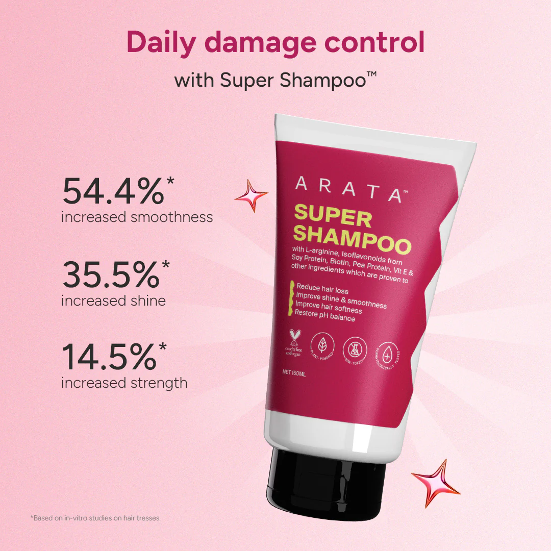 Arata - No Damage Super Box |  Super Shampoo, Super Conditioner & Super Serum - Image 4