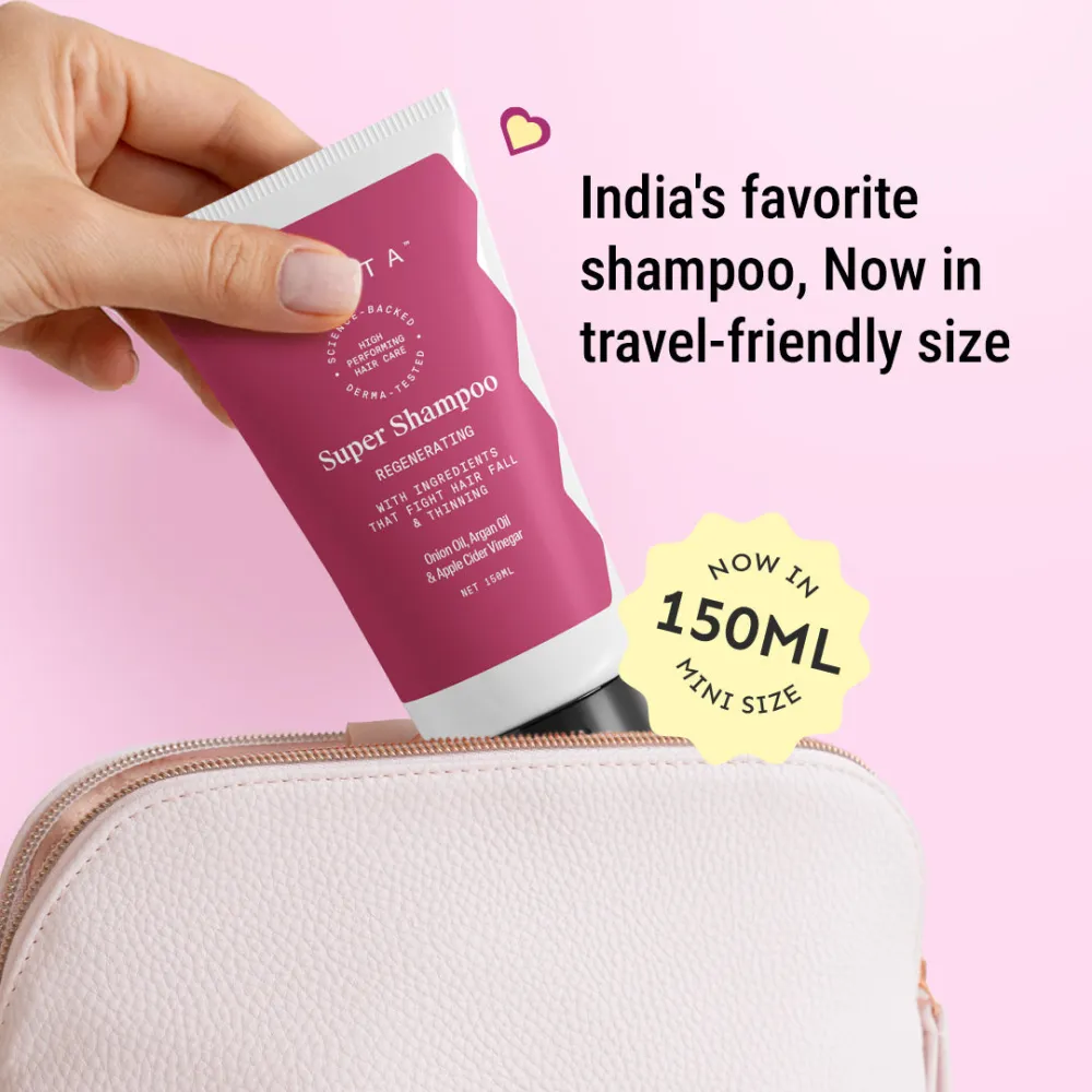 Biotin & Protein Rich Super Shampoo for Damage & Frizz Control - Travel Pack - 150ml AFL - Image 7