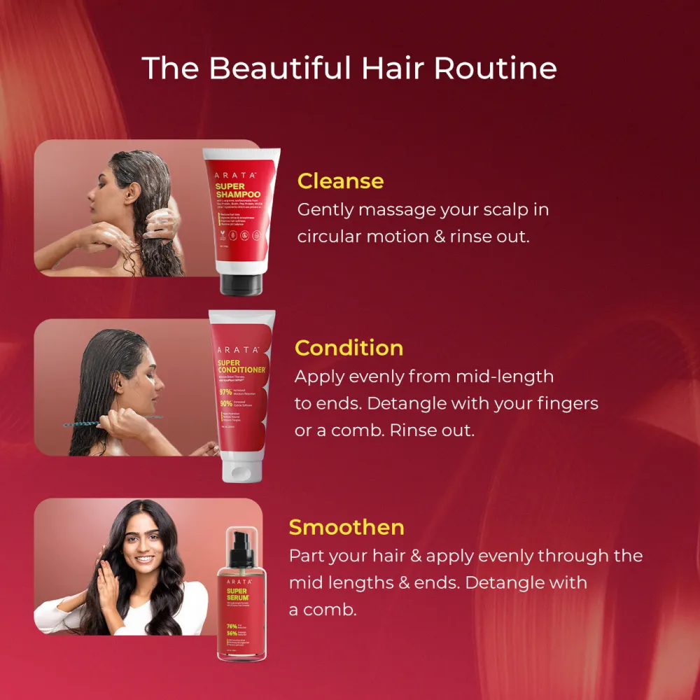 Biotin & Protein Rich Super Shampoo for Damage & Frizz Control - 150ml (Travel Size) - Image 8