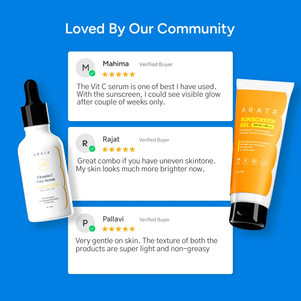 Vitamin C Serum + Sunscreen Combo - Image 6
